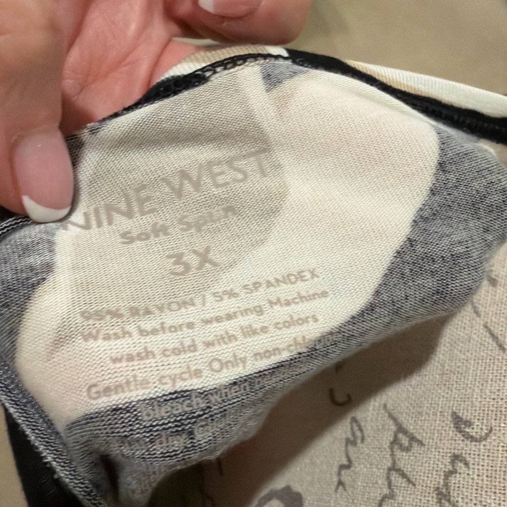 Nine West Multicolor Patterned Tunic Vintage - image 4